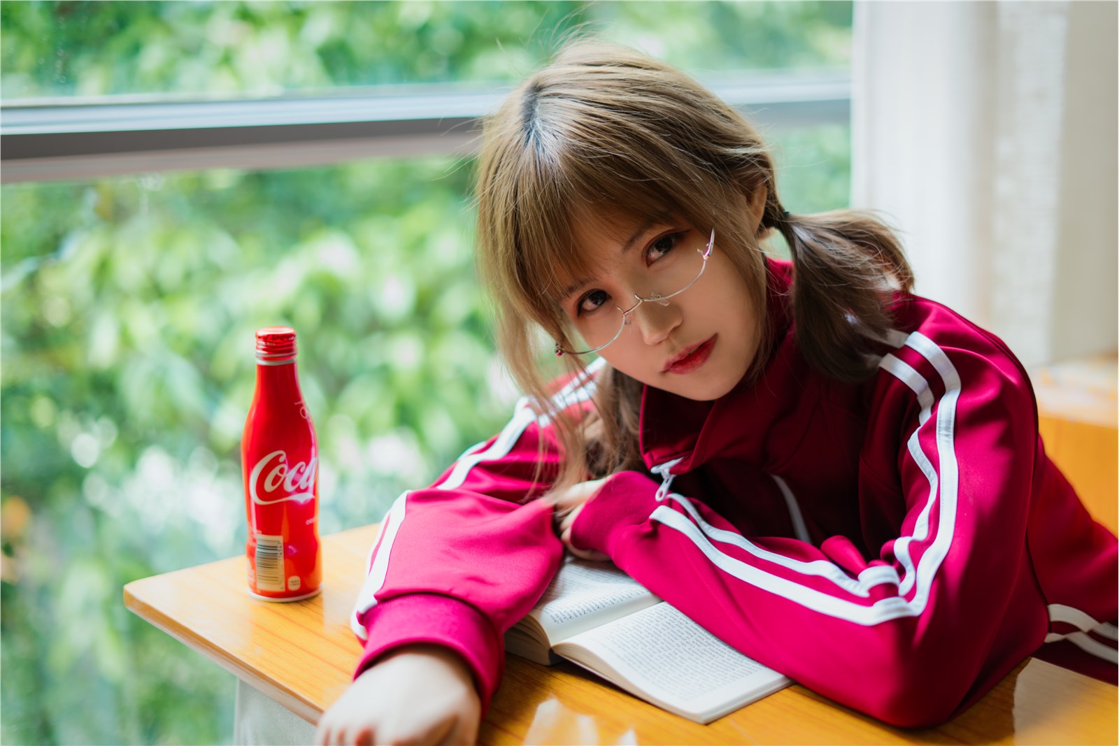 Chiyo Ogura w NO.005 Red gymnastics jacket(30)